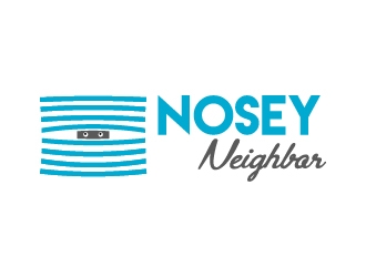 Nosey Neighbors logo design by BeezlyDesigns