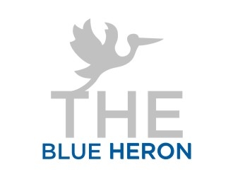 The Blue Heron logo design by Franky.