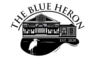The Blue Heron logo design by uttam