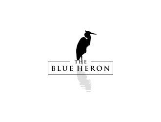 The Blue Heron logo design by haidar