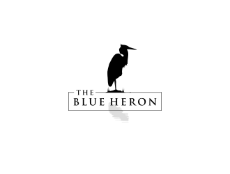 The Blue Heron logo design by haidar