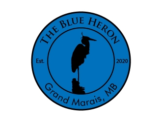 The Blue Heron logo design by chumberarto
