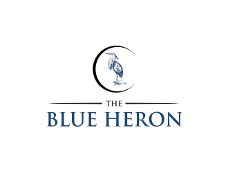 The Blue Heron logo design by Sheilla
