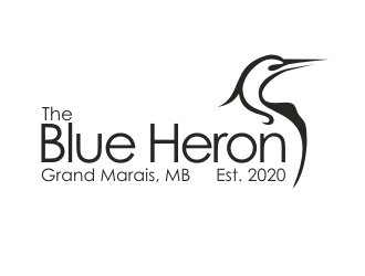 The Blue Heron logo design by dhe27