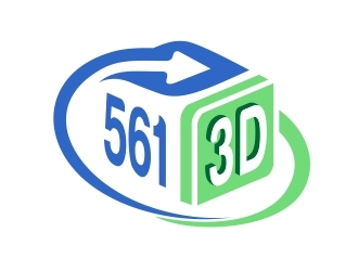 561 3D logo design by aura