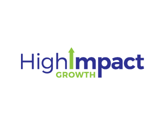 High Impact Growth logo design by denfransko