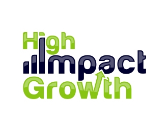 High Impact Growth logo design by MarkindDesign