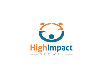 High Impact Growth logo design by pencilhand