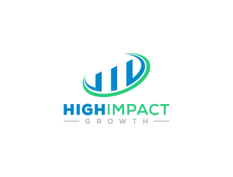 High Impact Growth logo design by pencilhand