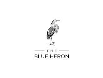 The Blue Heron logo design by restuti