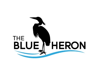 The Blue Heron logo design by bluespix
