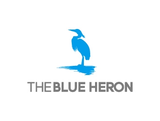 The Blue Heron logo design by bluespix