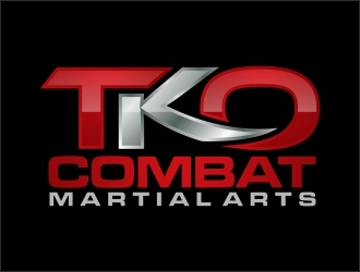 TKO Combat - martial arts  logo design by agil