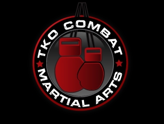 TKO Combat - martial arts  logo design by AamirKhan