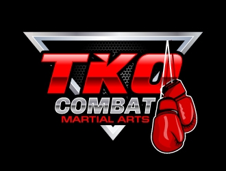 TKO Combat - martial arts  logo design by uttam