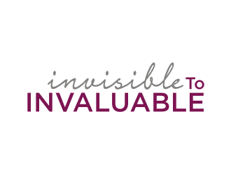 Invisible to Invaluable logo design by Barkah
