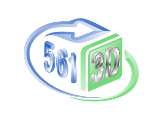 561 3D logo design by aura