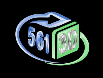 561 3D logo design by aura