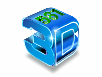 561 3D logo design by bosbejo