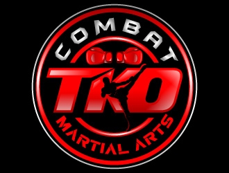 TKO Combat - martial arts  logo design by Suvendu