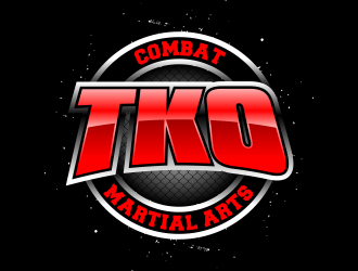 TKO Combat - martial arts  logo design by ekitessar