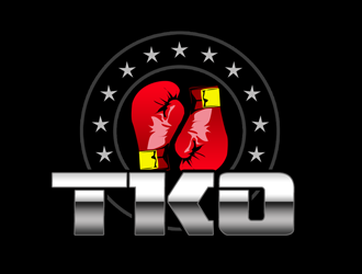 TKO Combat - martial arts  logo design by kunejo