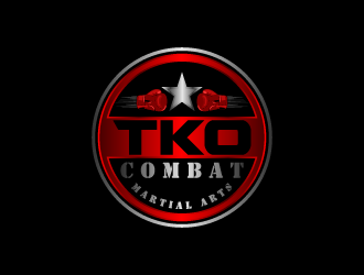 TKO Combat - martial arts  logo design by fastsev