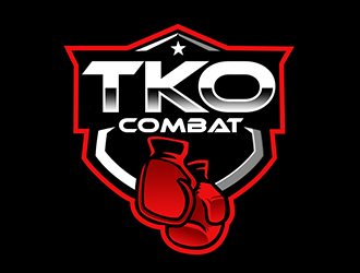 TKO Combat - martial arts  logo design by Optimus