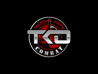 TKO Combat - martial arts  logo design by torresace