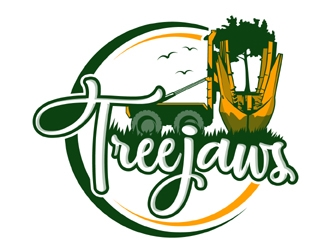 Tree jaws logo design by MAXR