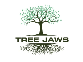 Tree jaws logo design by AamirKhan