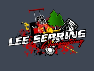Lee Sebring Announcing Logo Design - 48hourslogo