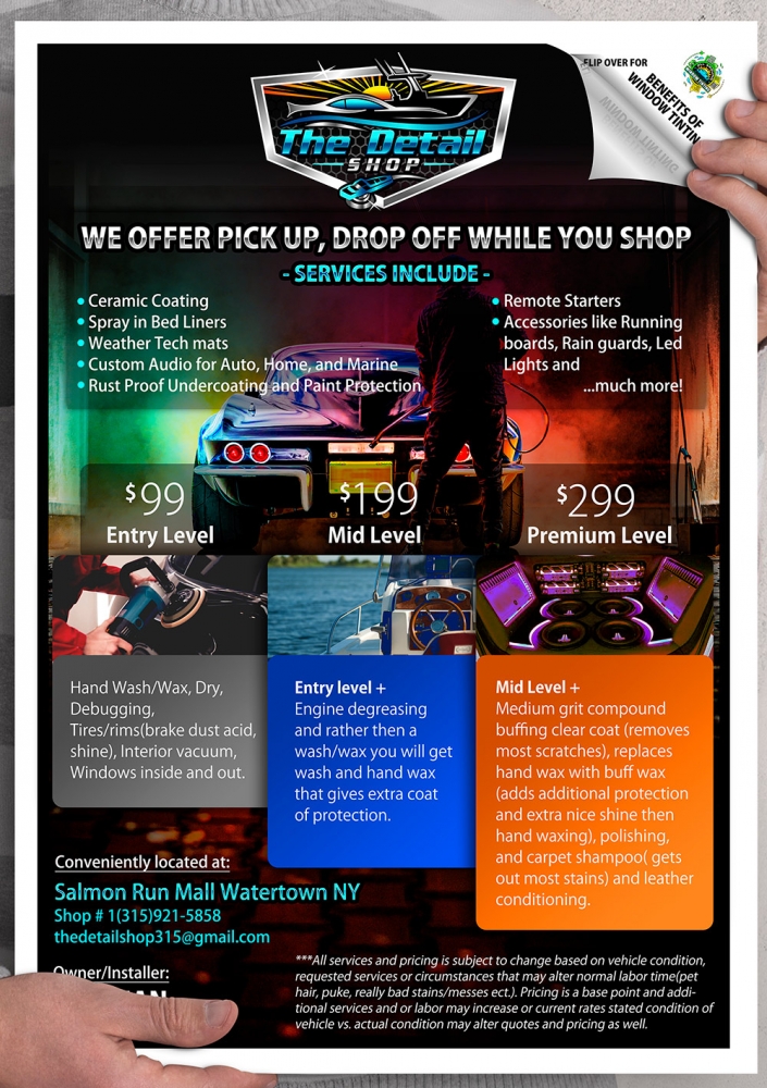 All Around Window Tinting  logo design by XyloParadise