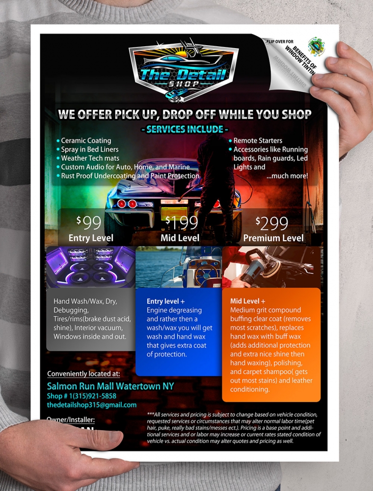 All Around Window Tinting  logo design by XyloParadise