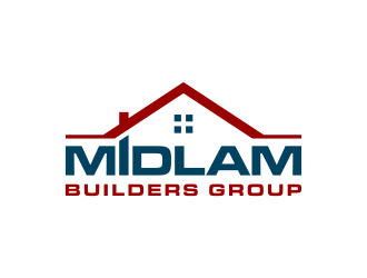 Midlam Builders Group logo design by p0peye