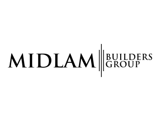 Midlam Builders Group logo design by p0peye