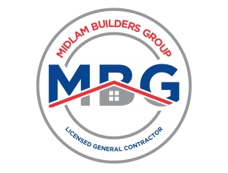 Midlam Builders Group logo design by cikiyunn