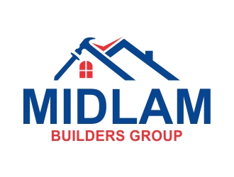 Midlam Builders Group logo design by cikiyunn