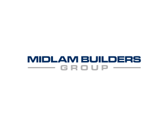 Midlam Builders Group logo design by .::ngamaz::.