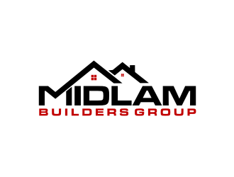 Midlam Builders Group logo design by Barkah