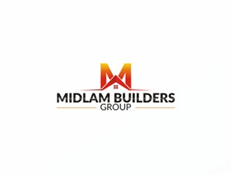 Midlam Builders Group logo design by Ulid