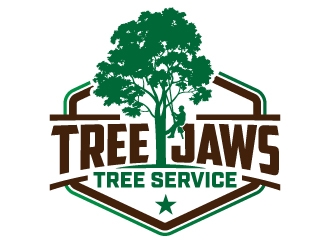 Tree jaws logo design by jaize