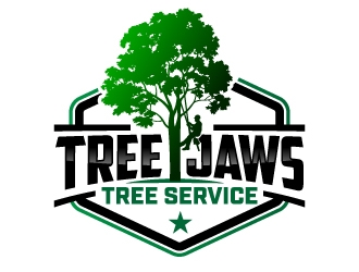 Tree jaws logo design by jaize