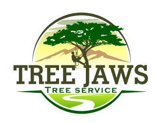 Tree jaws logo design by THOR_
