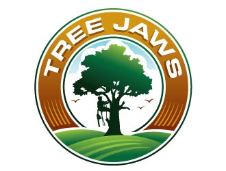 Tree jaws logo design by REDCROW