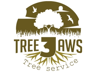 Tree jaws logo design by romano