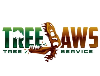 Tree jaws logo design by REDCROW
