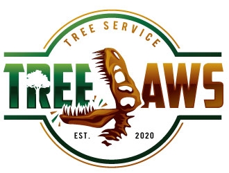 Tree jaws logo design by REDCROW