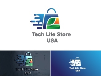 Tech Life Store USA logo design by dennnik