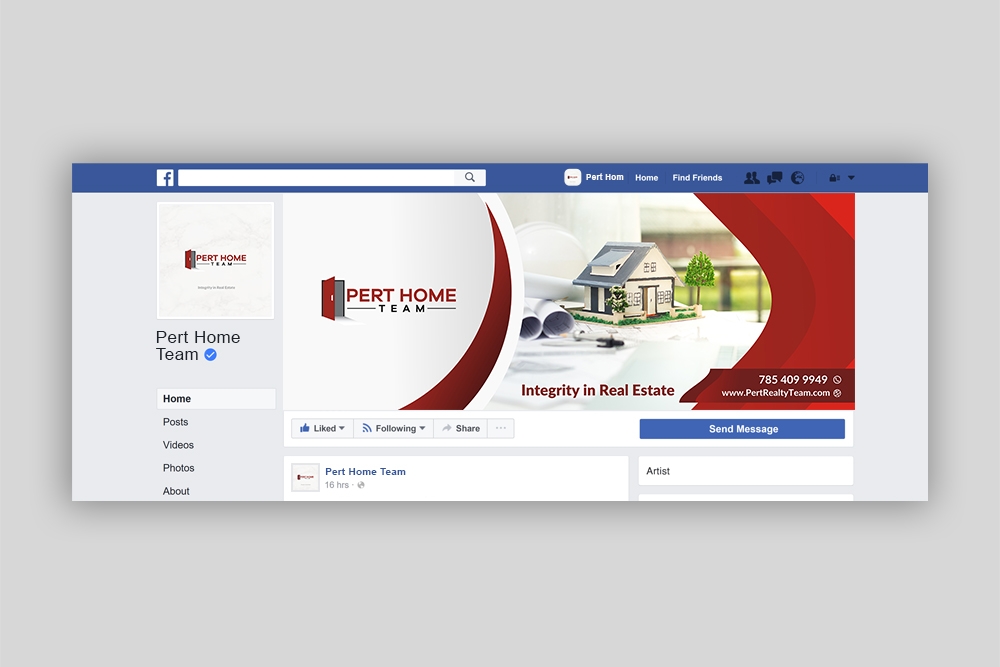 Pert Home Team logo design by Ulid